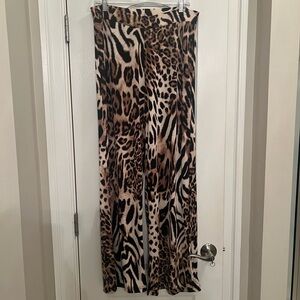 Peck & Peck Animal Print Trousers